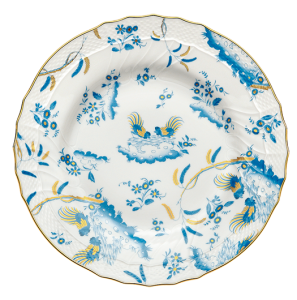 Ginori Oro Di Doccia Turchese Dinner Plate - 10.25"